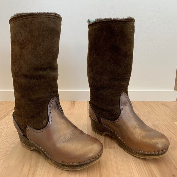Sven shearling clog boots size 39 - Picture 3 of 8